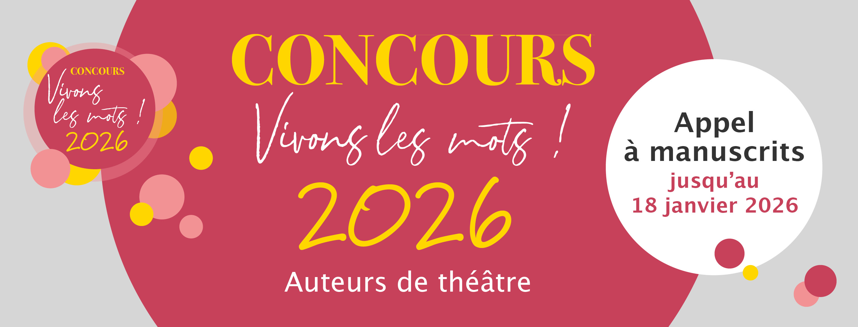Concours Vivons les mots